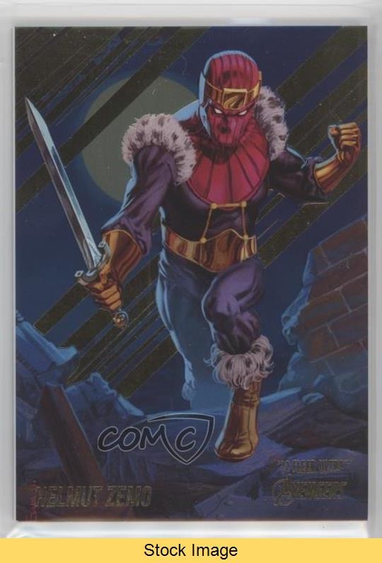 2022 Fleer Ultra Avengers Rainbow Helmut Zemo #27 LEGGI 4f0
