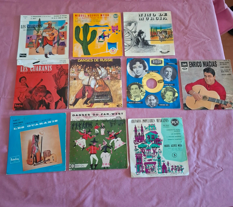 Lot de vinyle