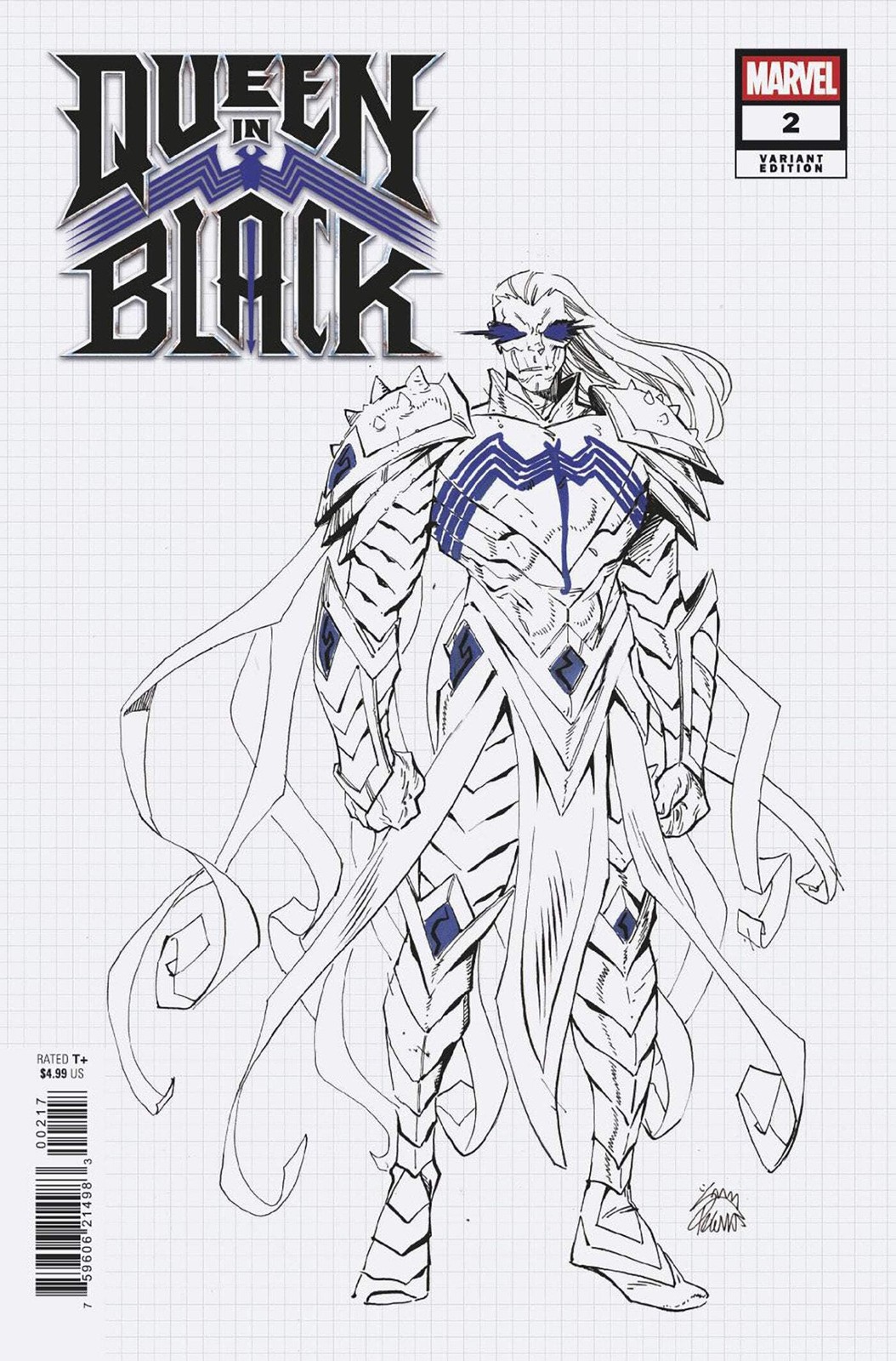 Queen In Black #2 Ryan Stegman Design 1 in 10 Ri Variant [Qib] (2026) Marvel Com