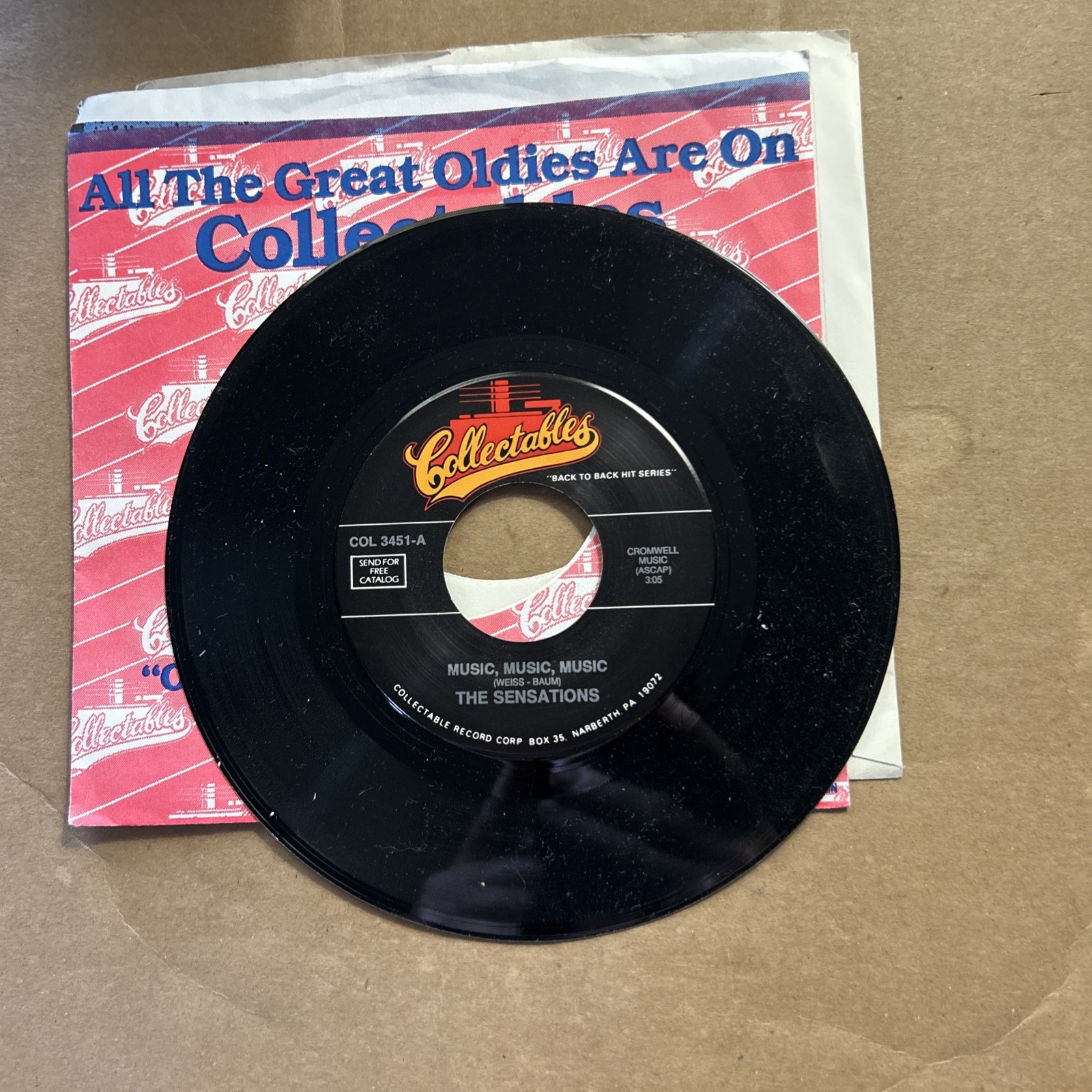 The Sensations Music Music Clarence "Frogman" Henry Troubles COLLECTABLES 45