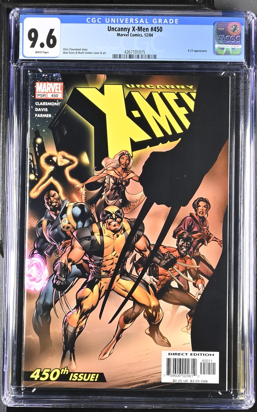 Uncanny X-Men #450 CGC 9.6 Marvel Comics 2004 1° Wolvie Vs X-23