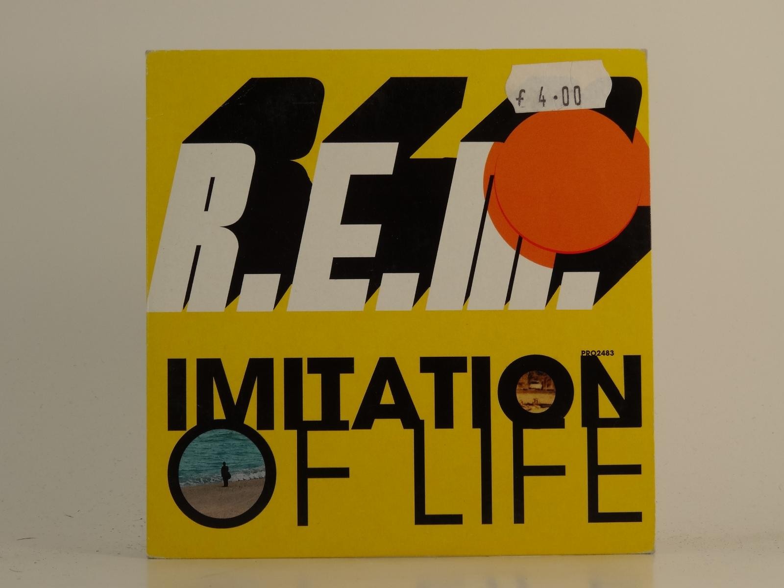 R.E.M IMITATION OF LIFE (H1) 1 Track Promo CD Single plus Card Sleeve WARNER REC