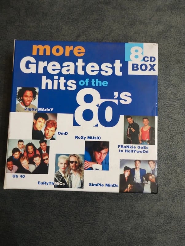 Cofanetto CD musicale more greatest 80
