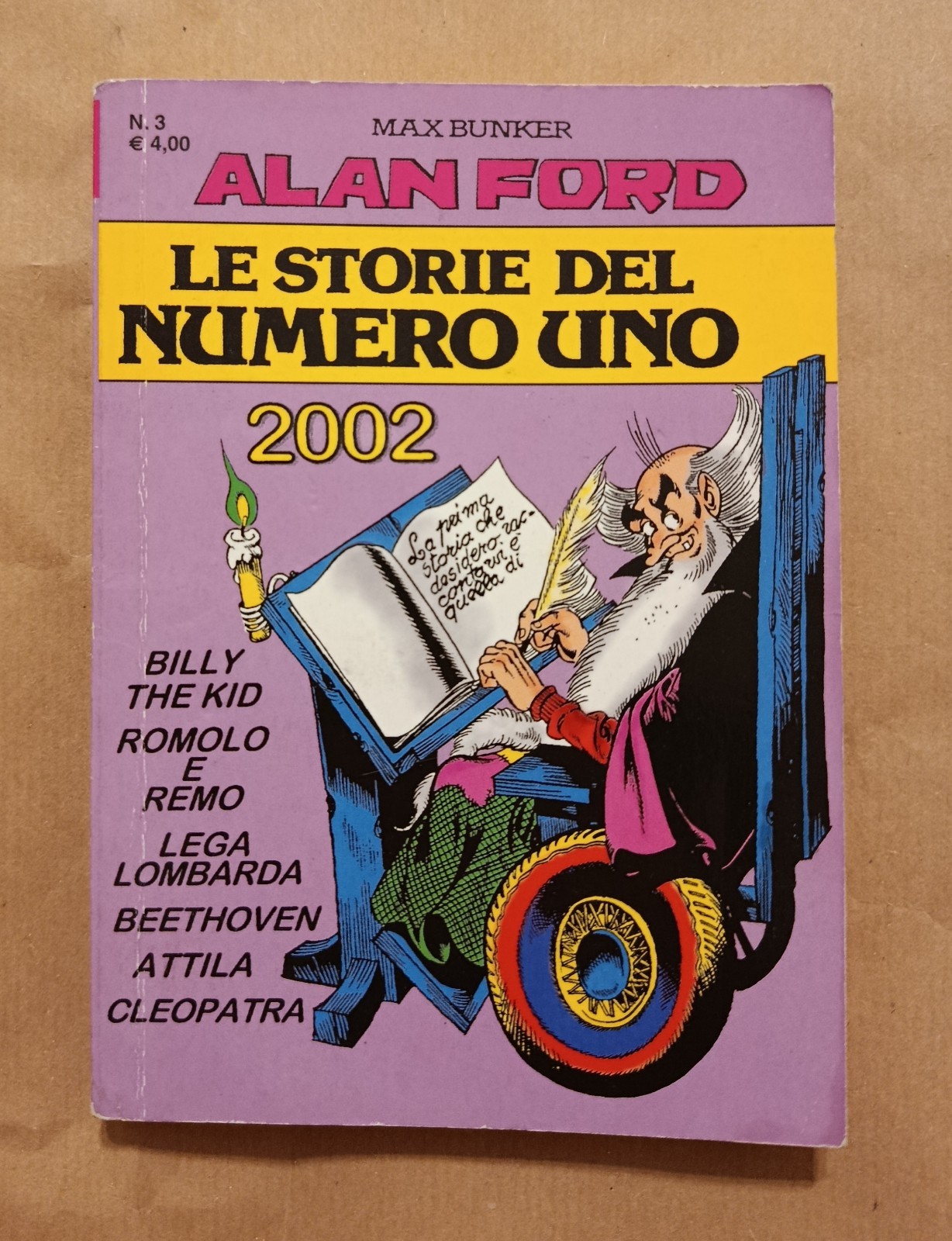 ALAN FORD LE STORIE DEL NUMERO UNO 3 2002 MBP