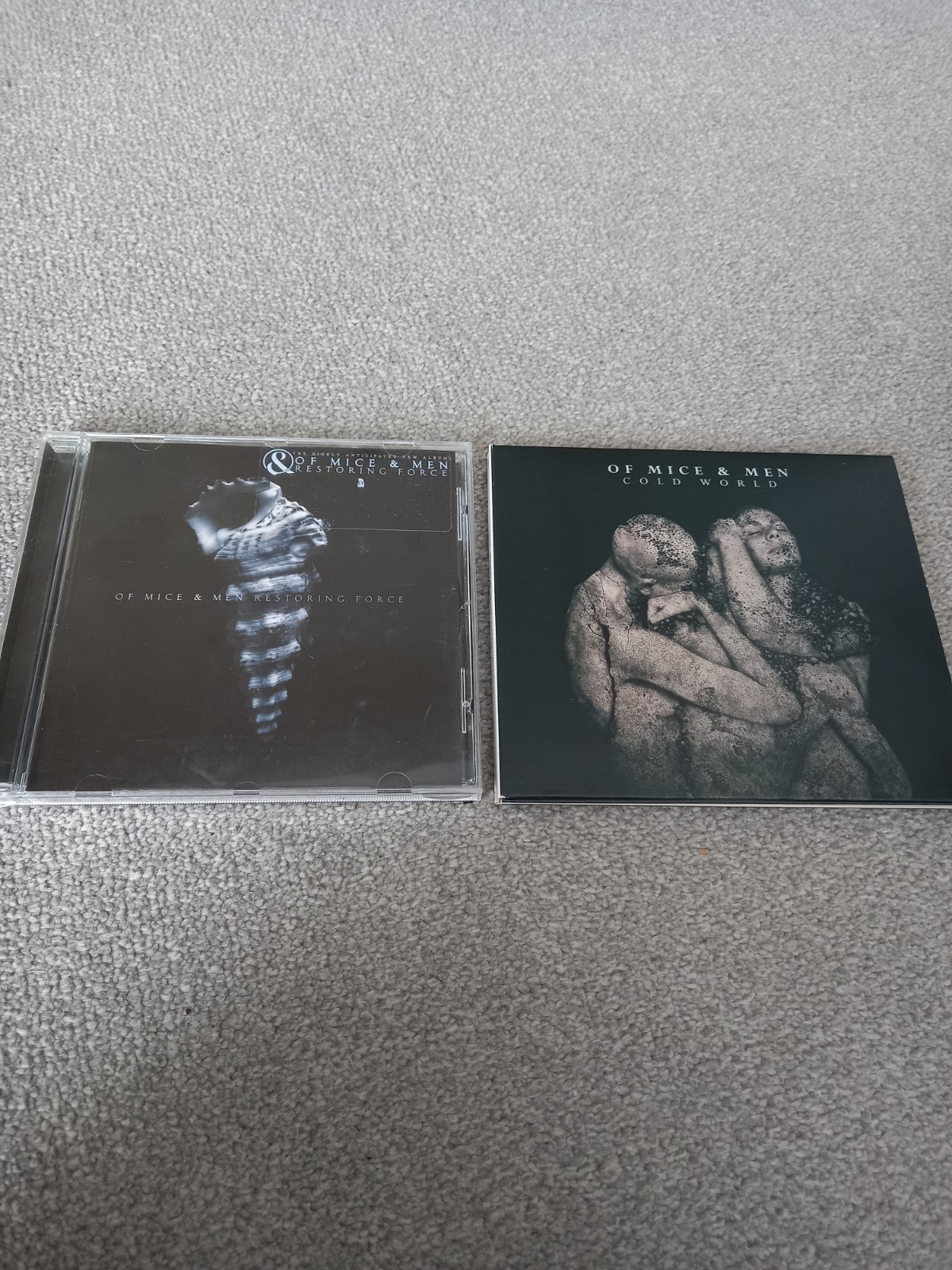 OF MICE & MEN CD BUNDLE, RESTORING FORCE / COLD WORLD