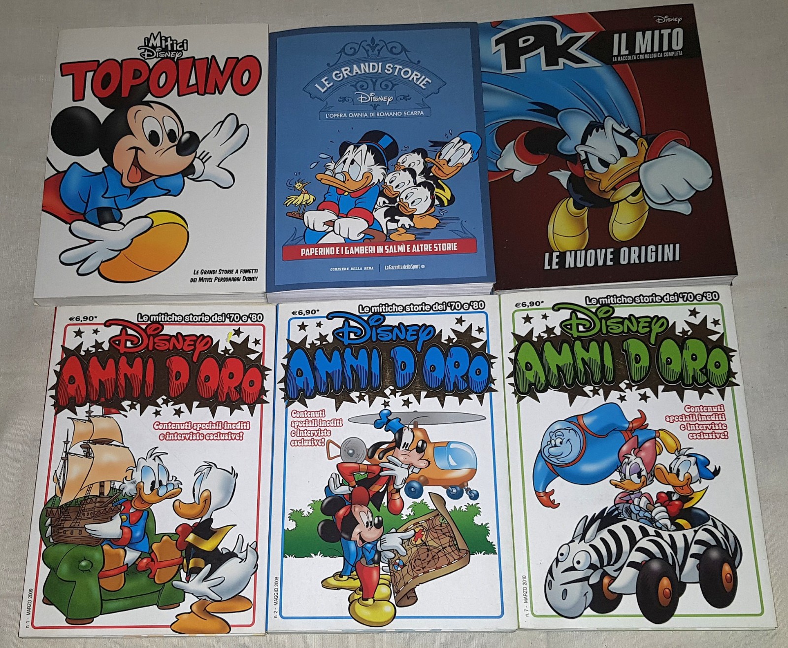 Disney vari, 6 numeri ottimi
