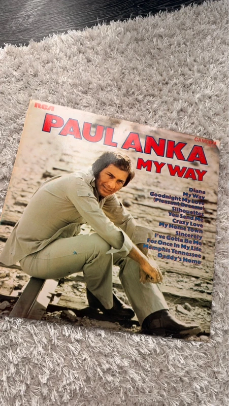 paul anka – my way (lp vinyl album, rca camden uk)