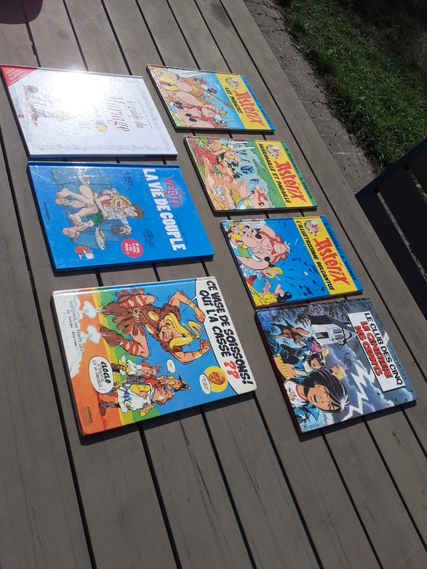Lot de 7 BD variés