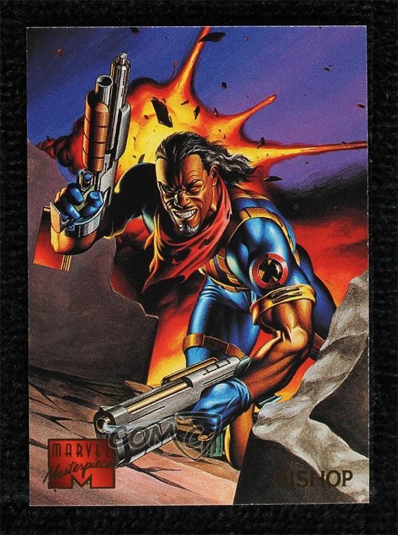 1995 Fleer Marvel Masterpieces Bishop #11 0nr3
