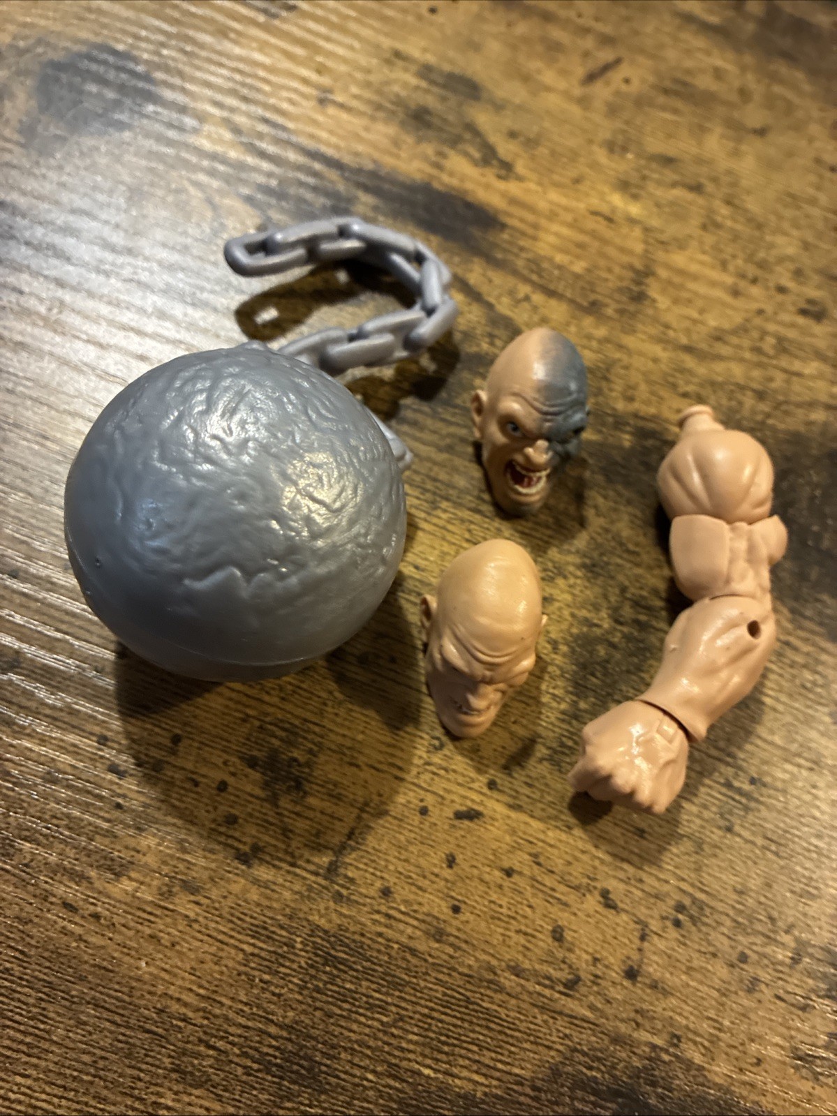Marvel Legend Absorbing Man Build a figure BAF Arms Heads And Ball.