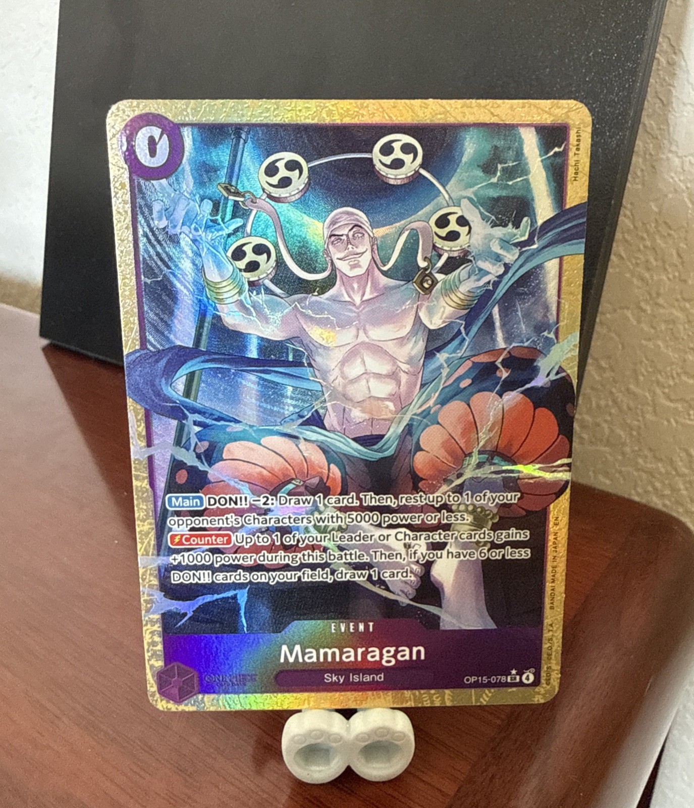 Mamaragan OP15-078 ALT ART SR One Piece Card Game Sky Island AA Near Mint Foil