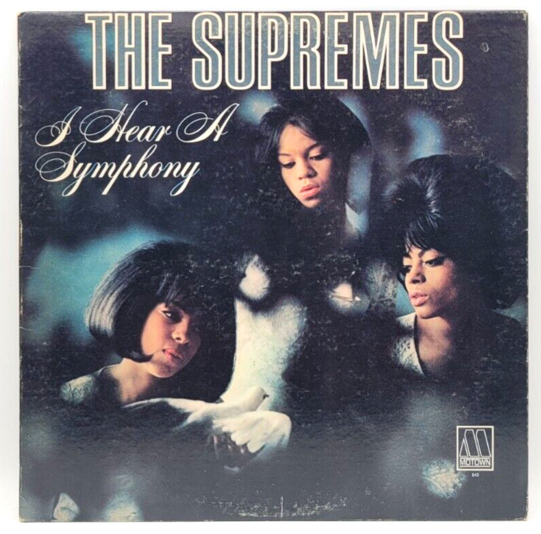 THE SUPREMES - I HEAR A SYMPHONY - SOUL FUNK LP RECORD MOTOWN 1966 643