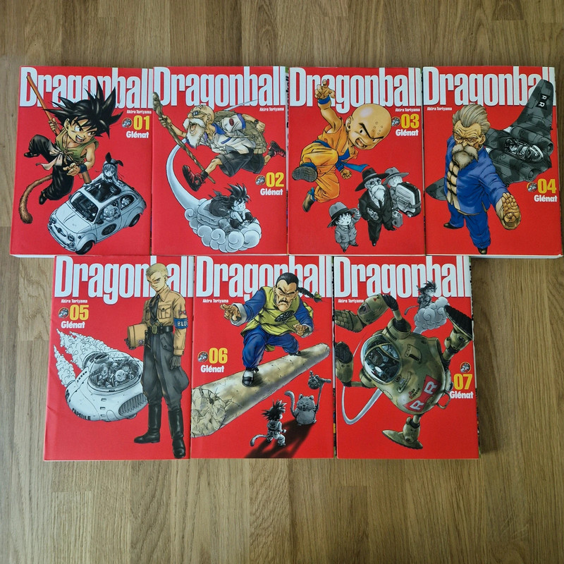 Lot dragon ball perfect edition 1 à 7