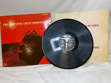 Verve Records The Essential Louis Armstrong 12" Vinyl LP 33 RPM Stereo V6-8599