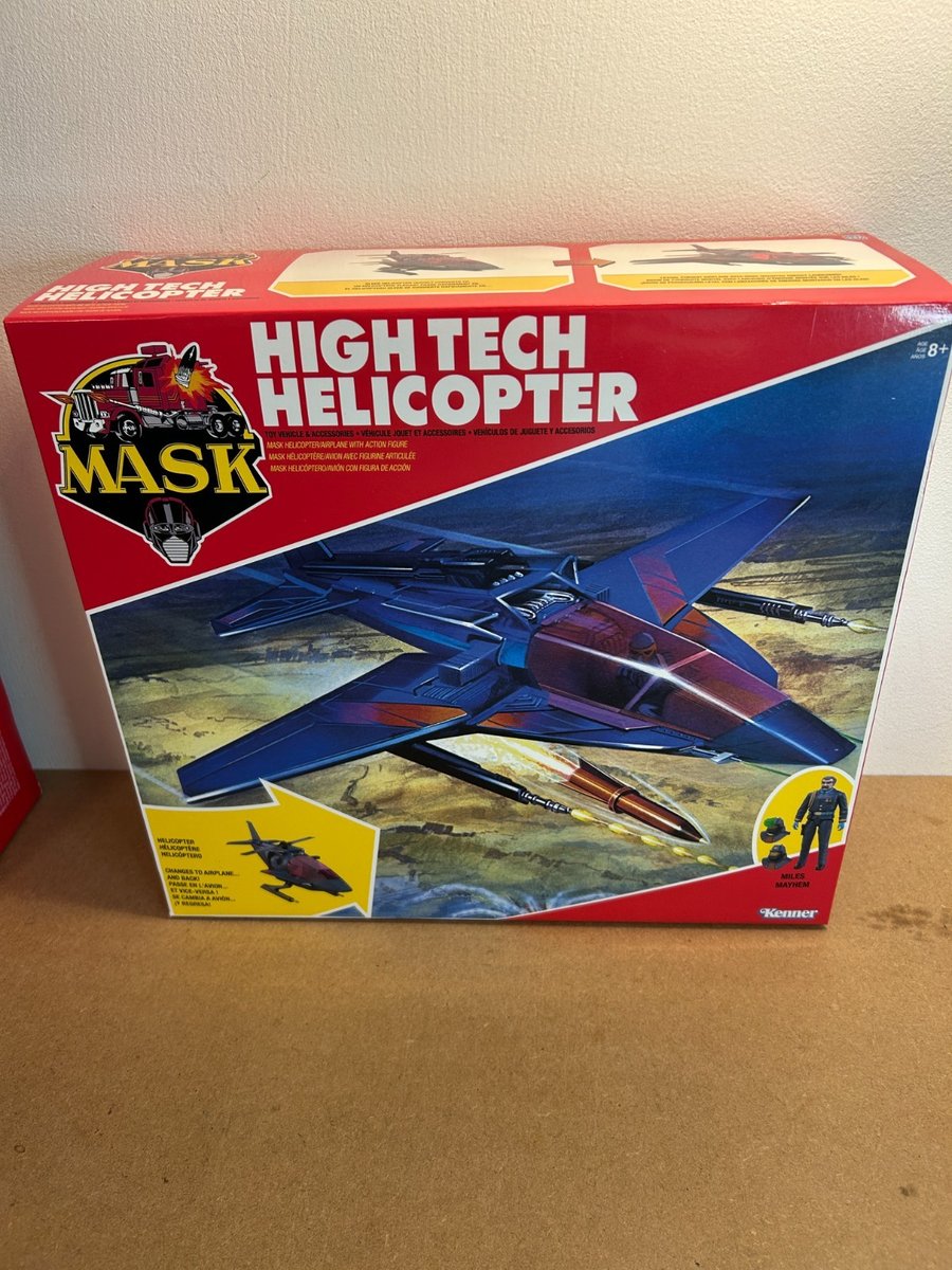 Elicottero M.A.S.K High Tech soggetti fedeli (Switchblade) riedizione / in scatola