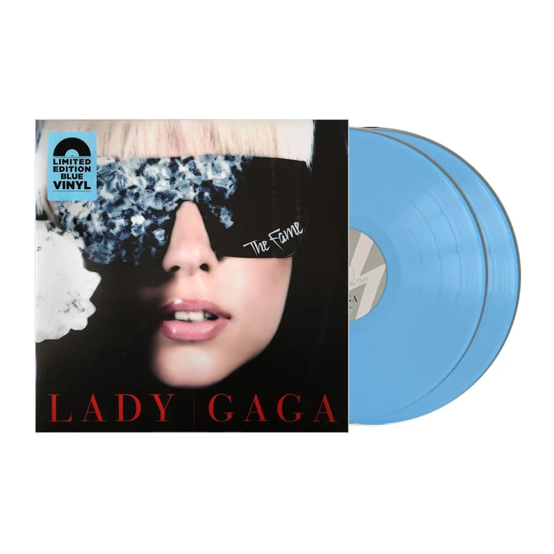 Lady Gaga The Fame 2LP Blue Vinyl Limited Edition Record *PRESALE*