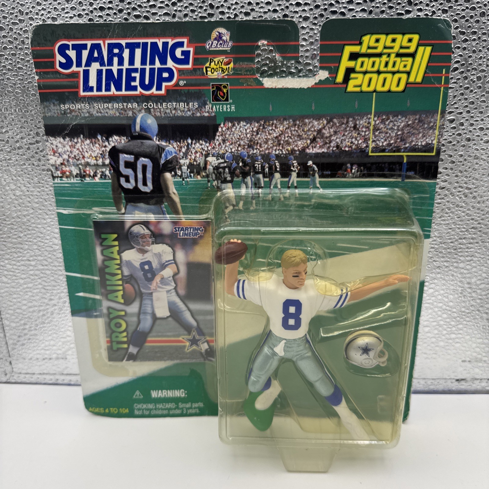 1999 TROY AIKMAN Dallas Cowboys formazione iniziale HOF