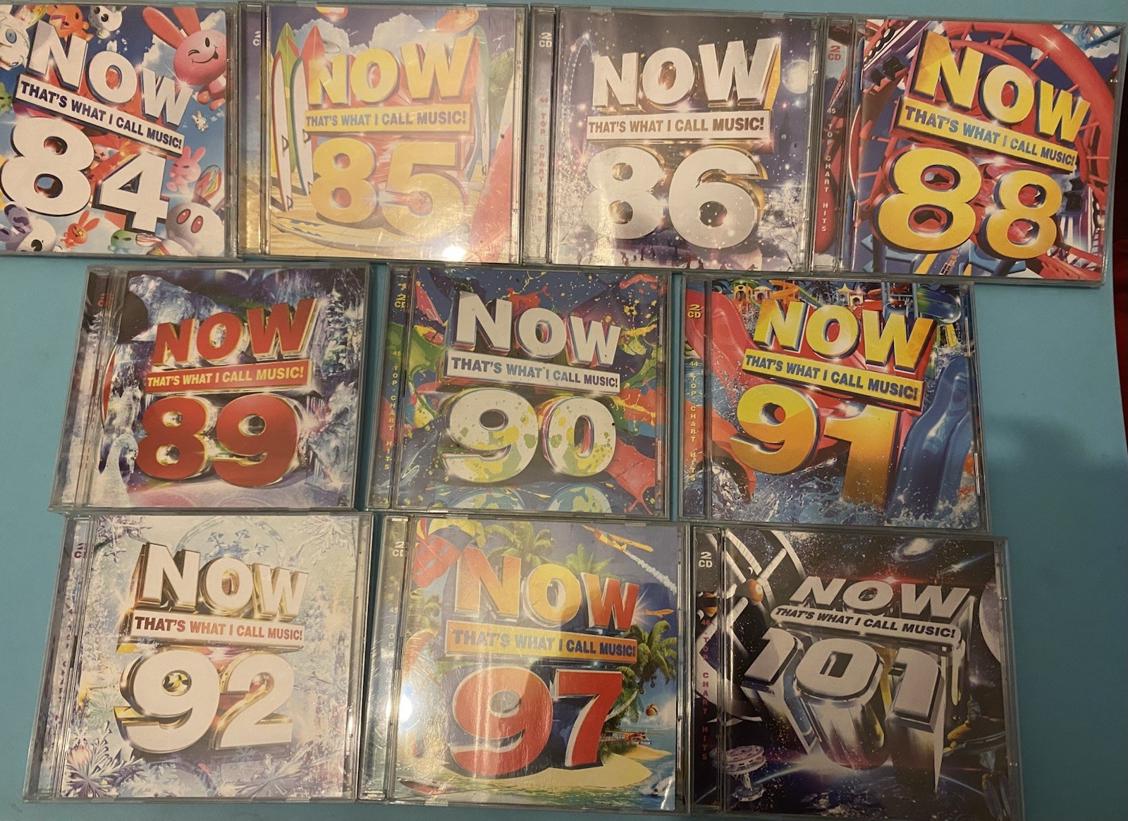 Now That's What I Call Music! - 10 CD (2) album Job Lot -Nos Btw 84-101