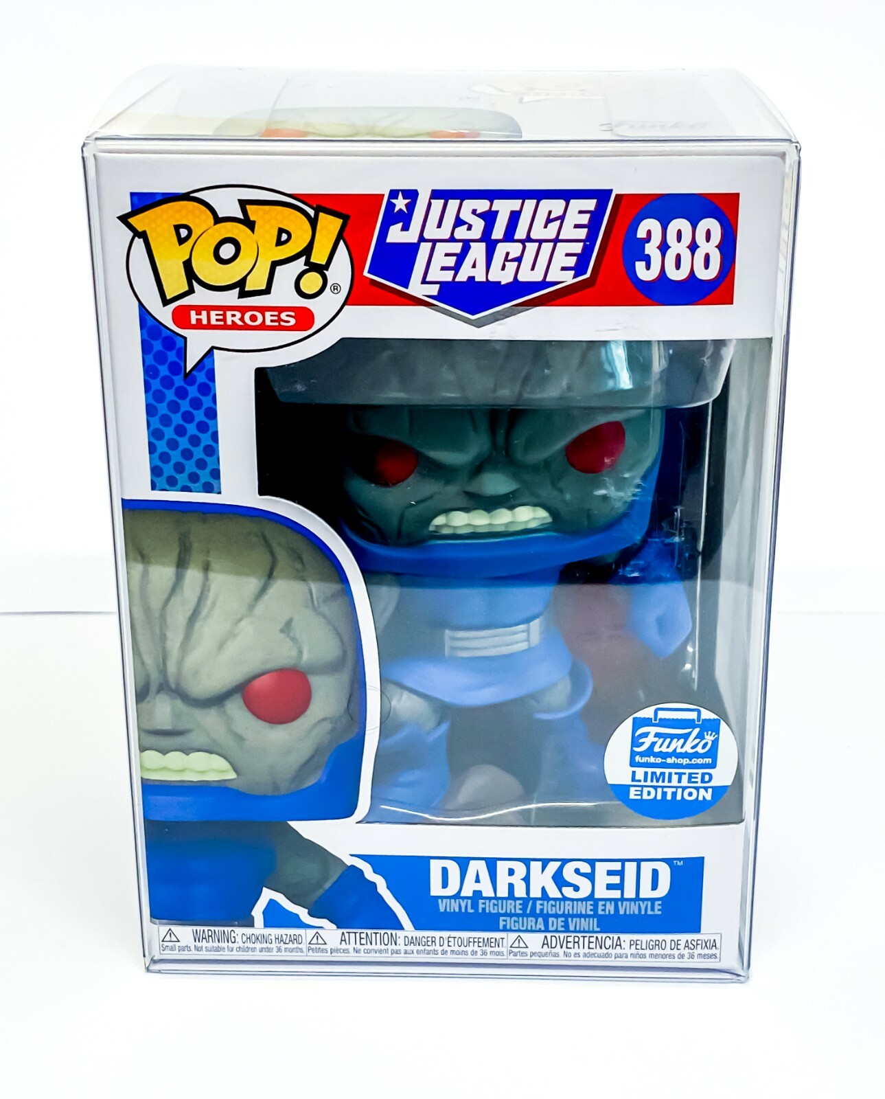 Justice League Darkseid Funko LE Funko Pop Vinyl 388 with Protector Christmas