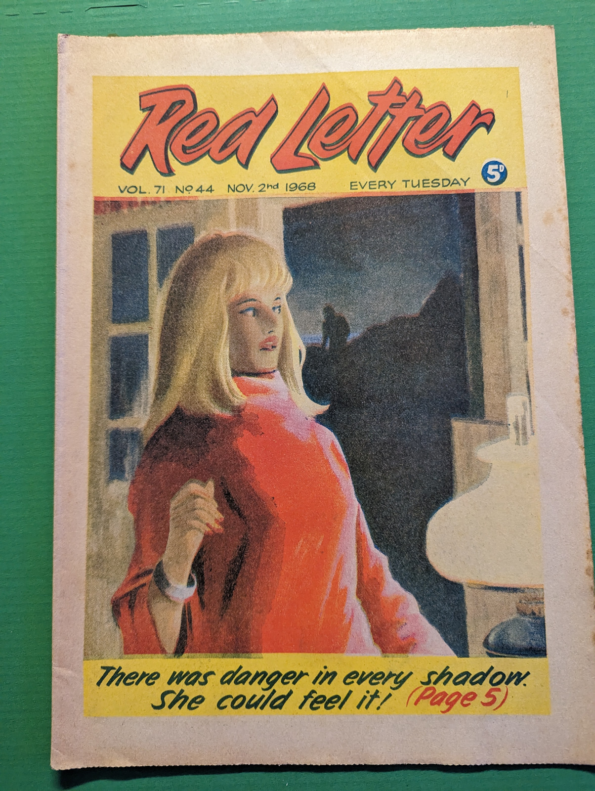 Red Letter Comic/Story Paper Vol 71 No 44, November 2nd 1968.