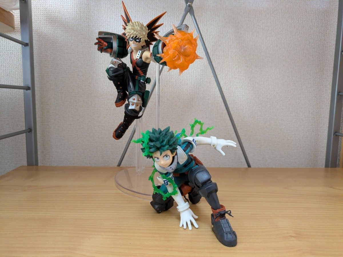 Figure Ichiban Kuji My Hero Academia Izuku Midoriya Katsuki Bakugo set 2 pezzi Giappone