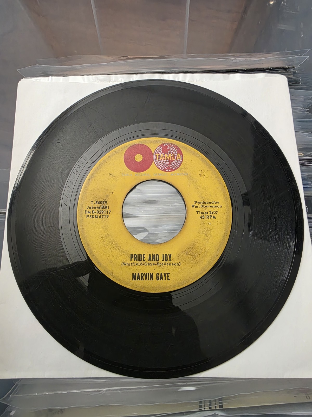 MARVIN GAYE - PRIDE AND JOY / ONE OF THESE DAYS 45 RECORD