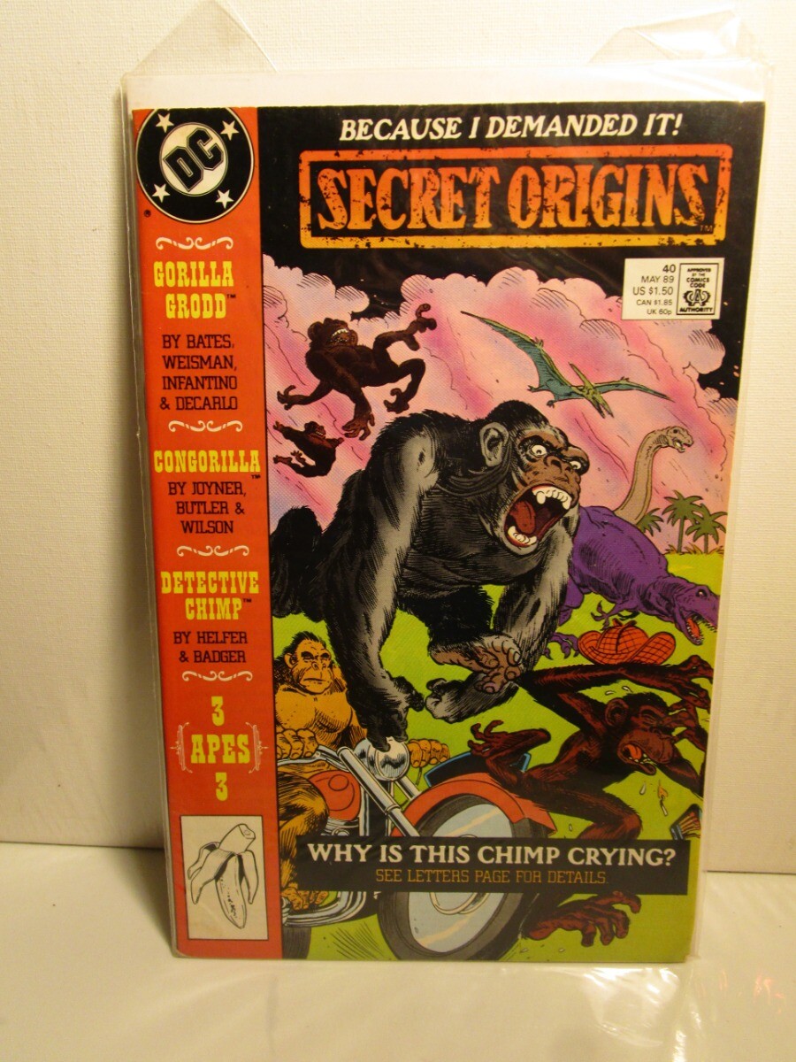 DC Secret Origins #40 Gorilla Grodd Carmin Infantino 1989