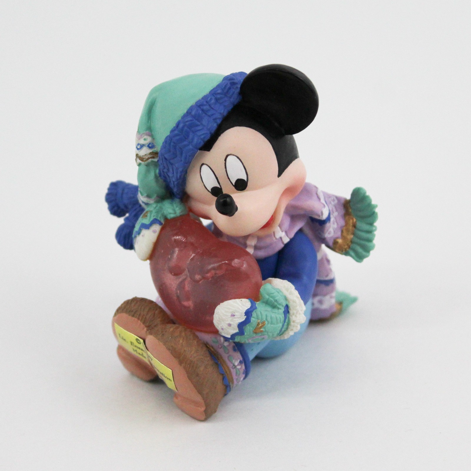 Enesco Disney Mickey & Co. Scultura Natalizia Topolino Che Scioglie Il Cuore
