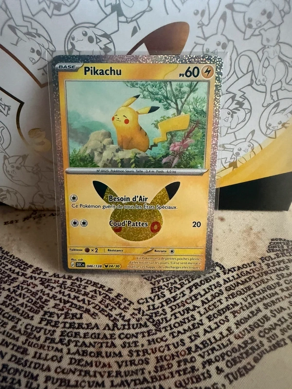 Pikachu 30 ans Pokémon