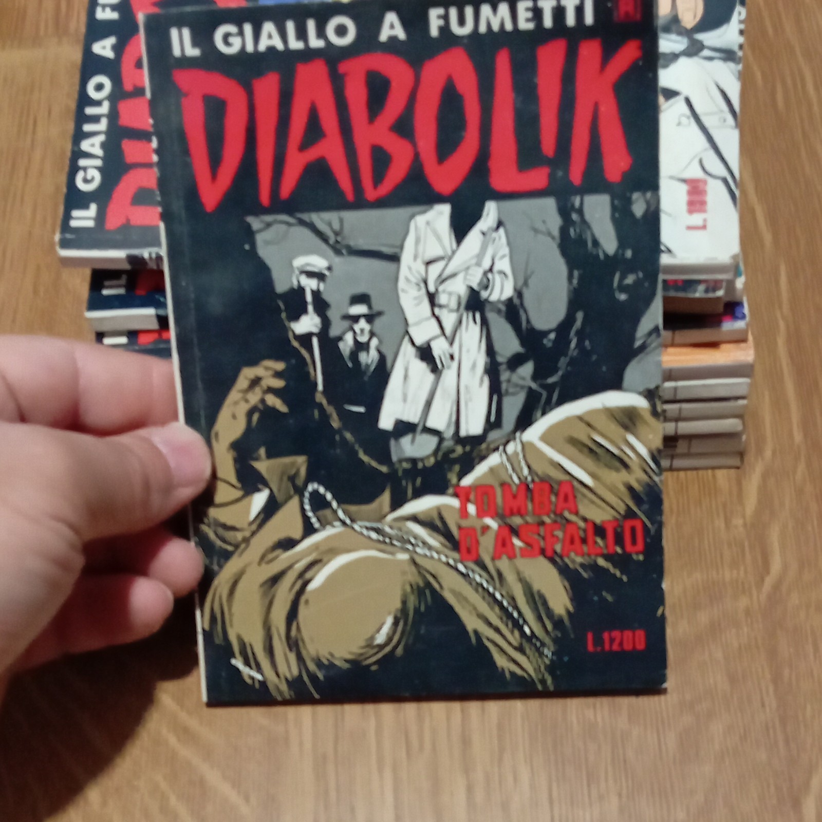 Astorina Diabolik Il giallo a fumetti n. 245 Tomba d'asfalto 1966
