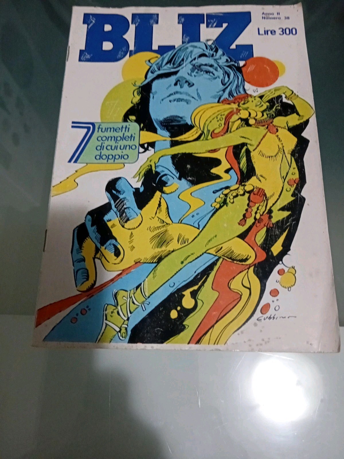 Bliz Anno II N.39 1978 allegato a colori Attilio Micheluzzi Lire 300