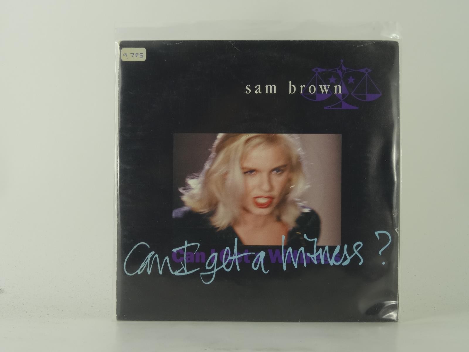 SAM BROWN CAN I GET A WITNESS? (WITH POSTER) (27) 2 Track 7" Single plus Picture