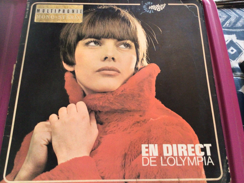 Vynile 33T Mireille Mathieu en direct de l Olympia  Plu 2 vyniles 45 T Mireille Mathieu