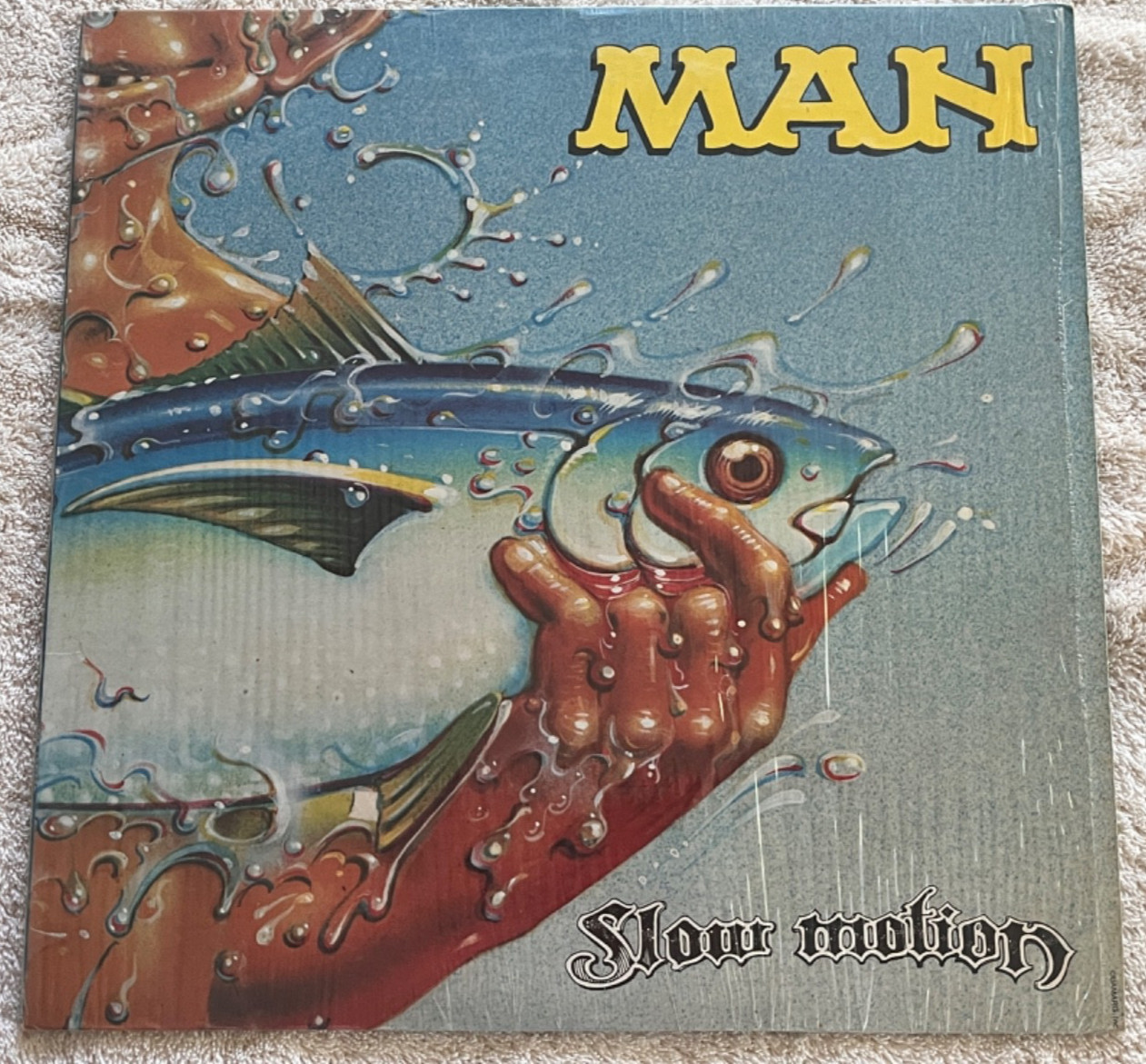 MAN Slow Motion vinyl LP  UA-LA679 in shrink wrap original liner  Record is EXC!