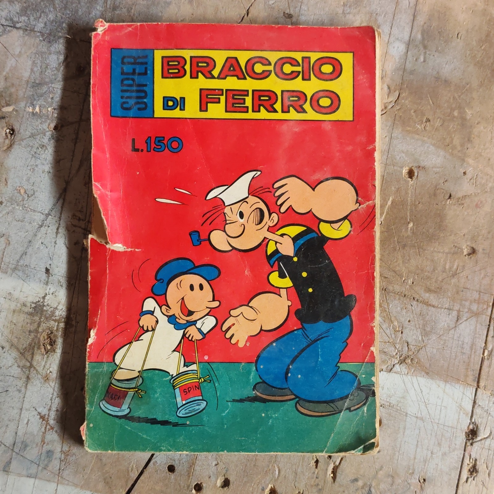 Dardo Super Braccio di Ferro fumetto Segar 1972 ITA fumetti italiani vintage