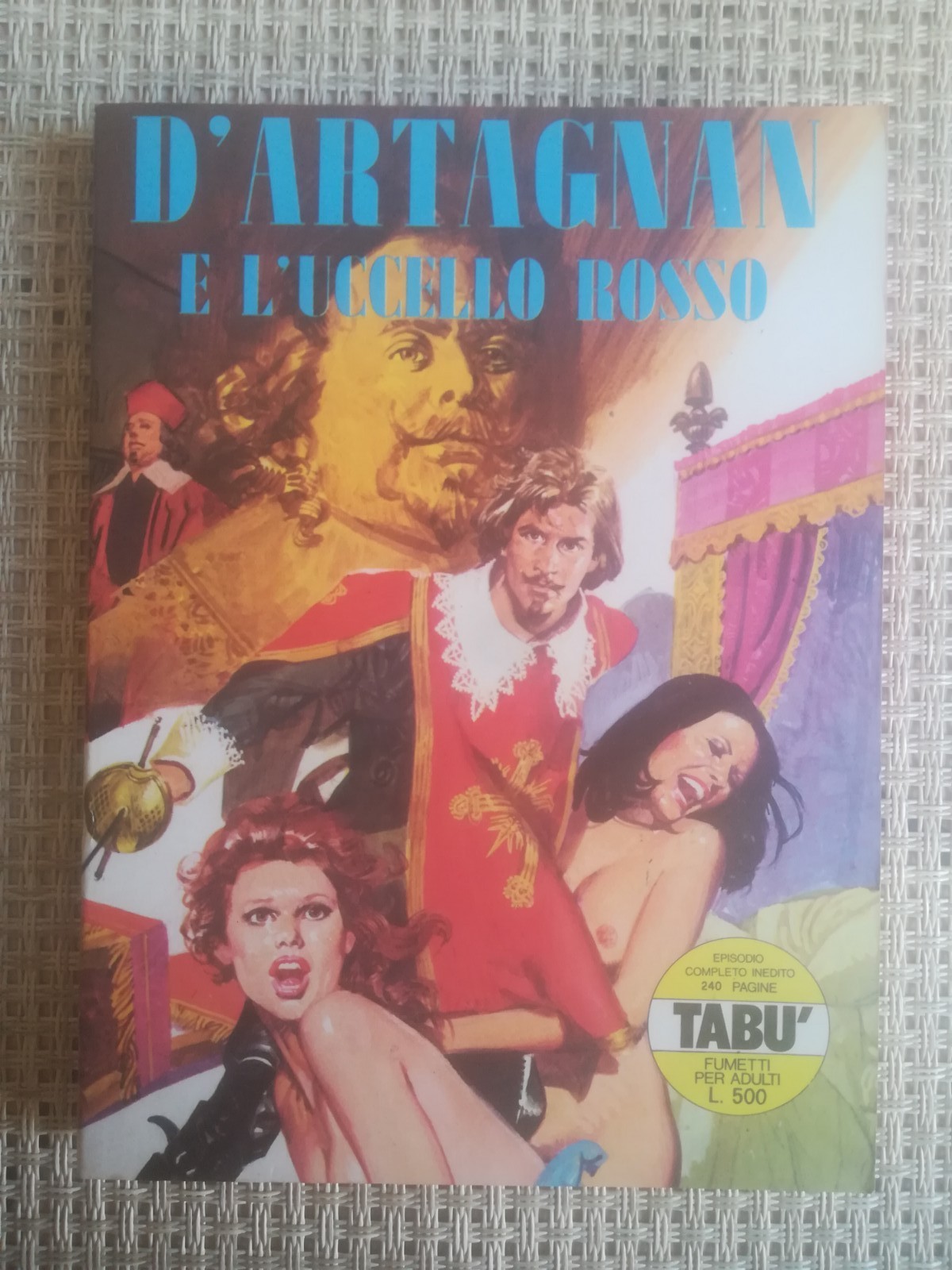 Collana TABU' "D'ARTAGNAN E L'UCCELLO ROSSO" Anno II n. 5 GEIS 1974