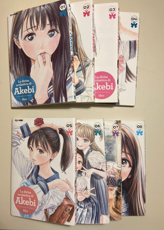Manga "La divisa scolastica di Akebi" volumi 1-8 - Nuovi