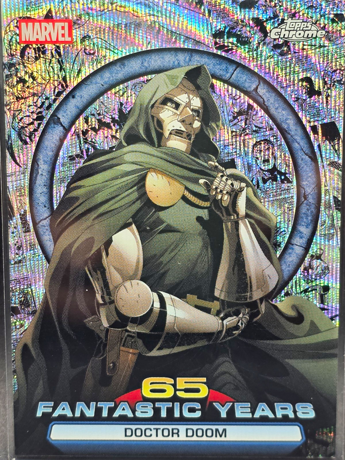 Topps Marvel Topps Chrome 65 Fantastic Years Insert #FY-05 Doctor Doom