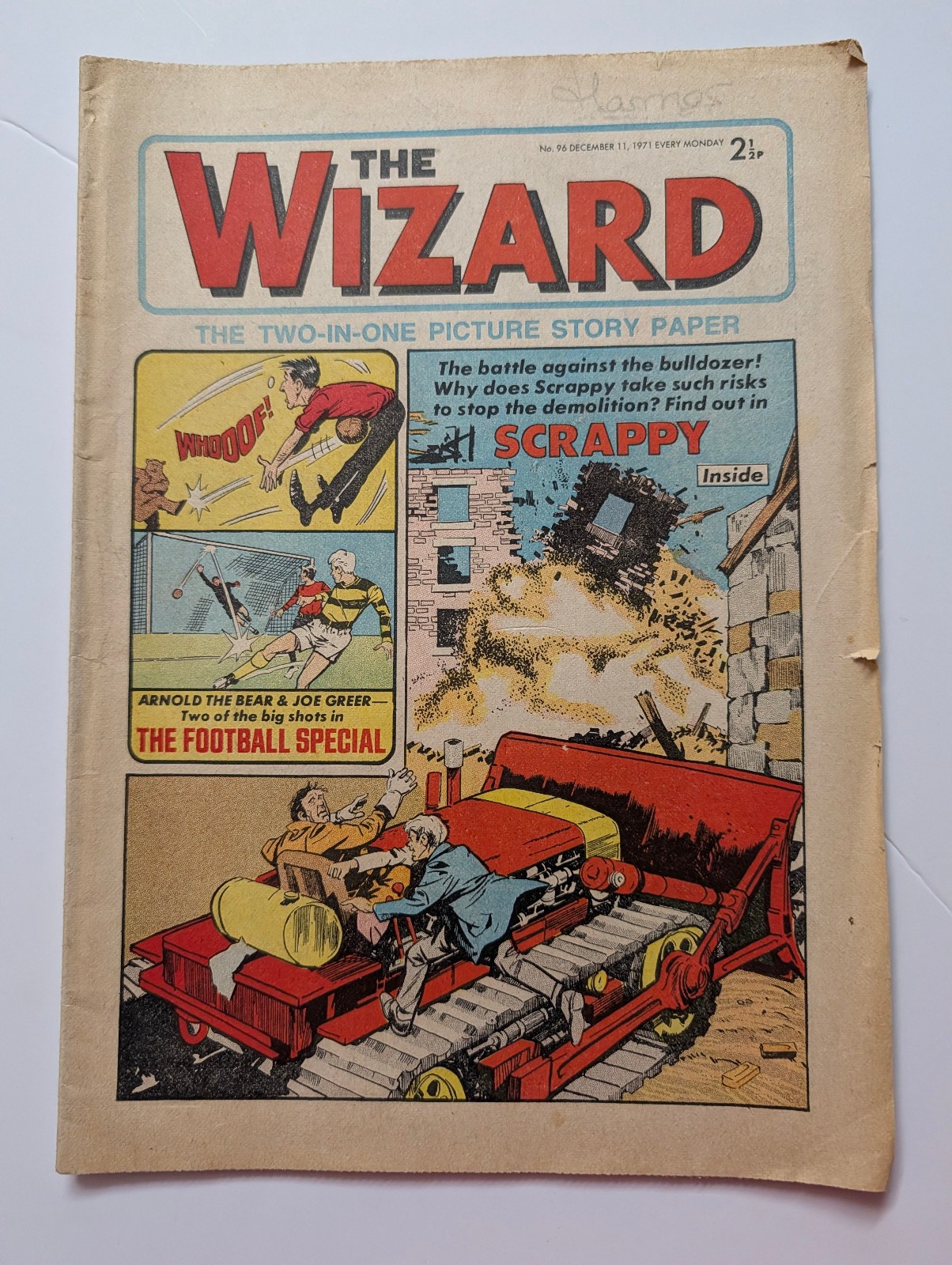 Wizard Comic No 96, December 11th 1971