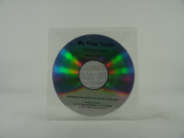 MY FIRST TOOTH SLEET AND SNOW (A74) 1 Track Promo CD Single including Plastic Sl