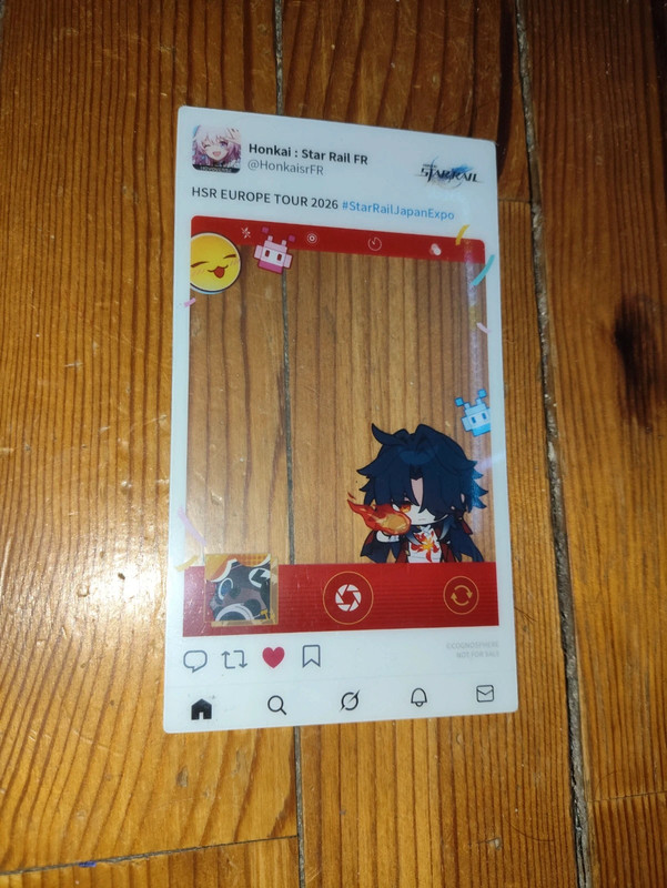 Carte transparente hsr mihoyo hoyoverse