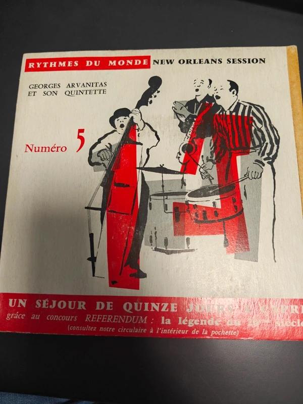 Vinile 45 giri EP Georges Arvanitas - New Orleans Session (Rythmes Du Monde N. 5)