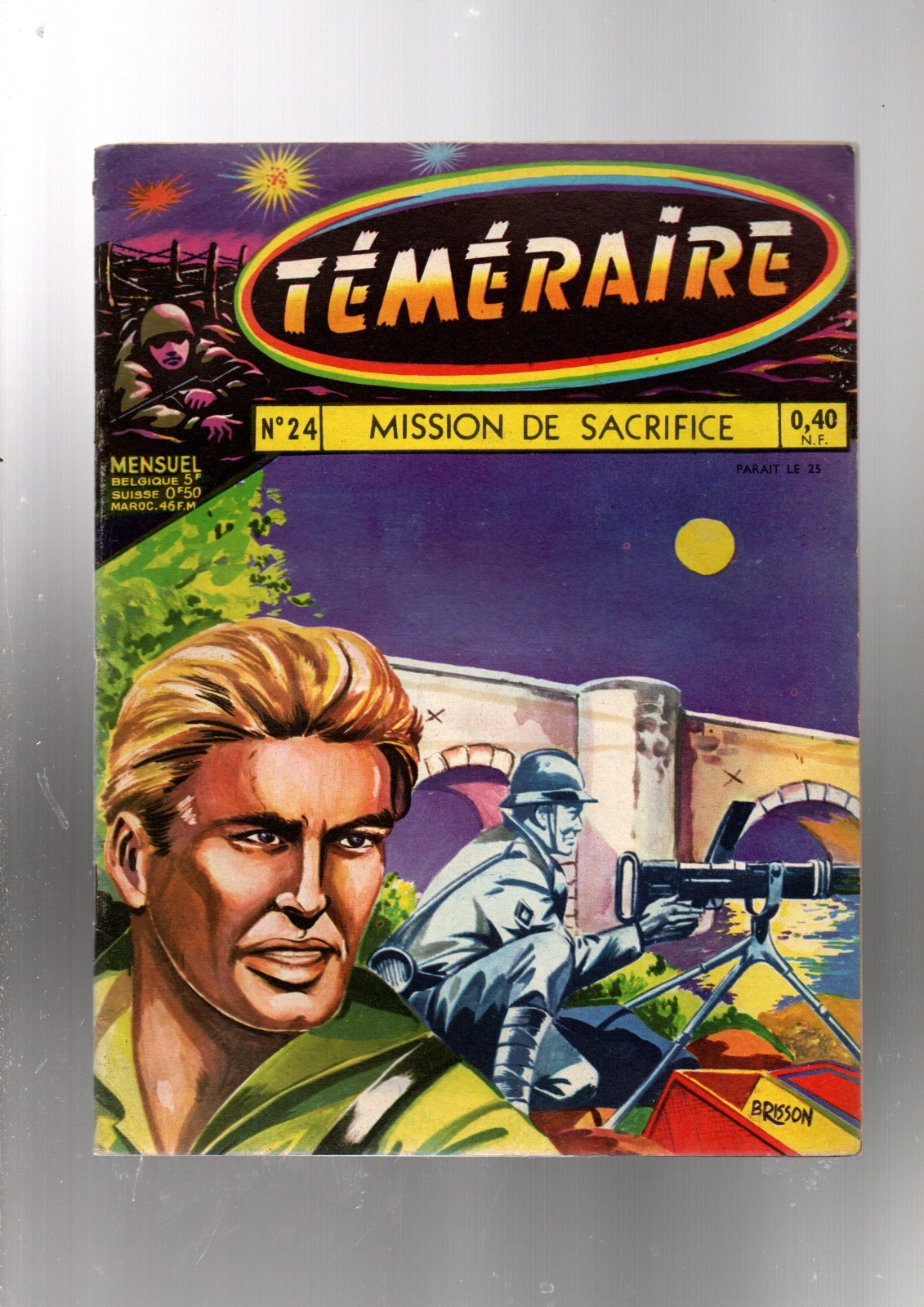 TEMERAIRE n°24. ARTIMA 1960. Récit complet en TBE