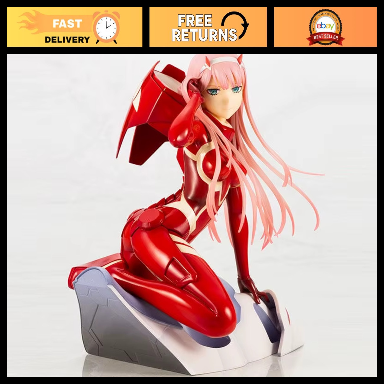 Modellino giocattolo action figure Red Zero Two - statua in PVC da collezione 16 cm
