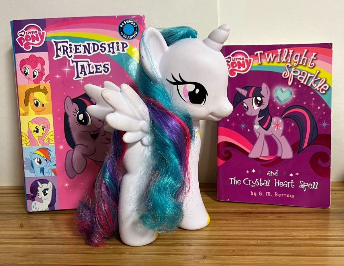 My Little Pony Princess Celestia - Lettore di racconti di amicizia e cuore di cristallo