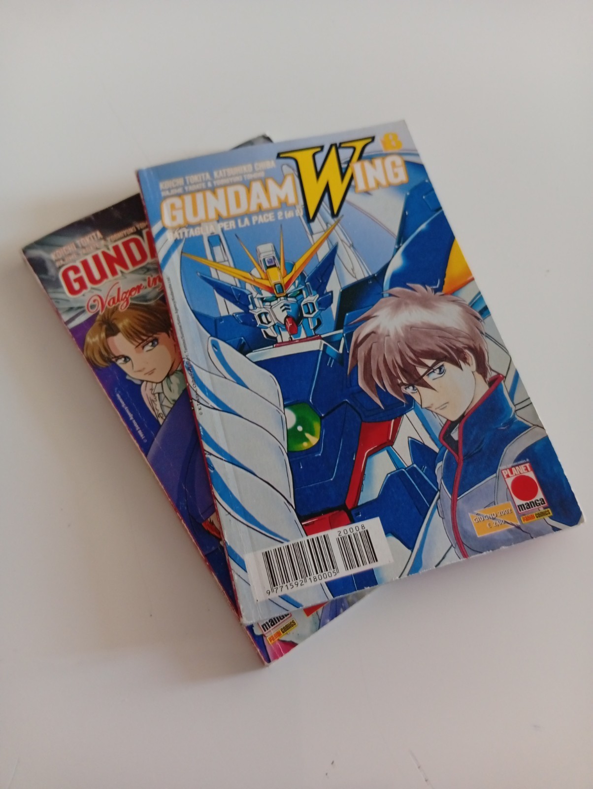 Lotto 2 pz Manga Gundam Wing n°8/9 Planet Manga