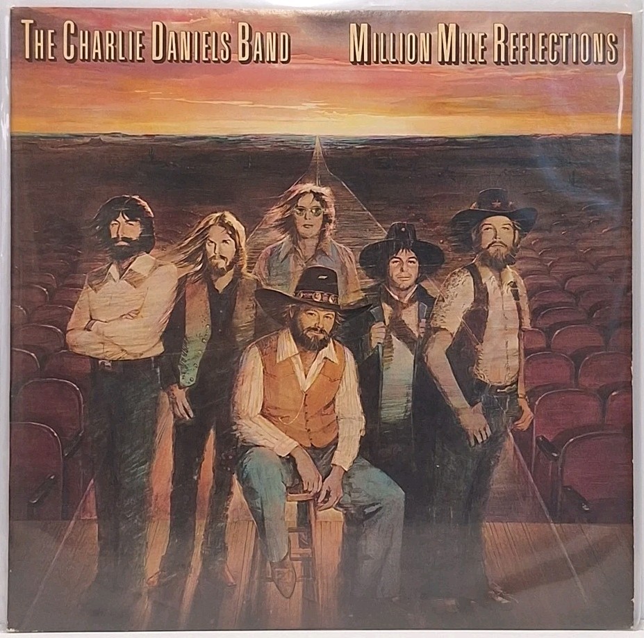 The Charlie Daniels Band Million Mile Reflections Record  VG/VG+ OOP Tested 