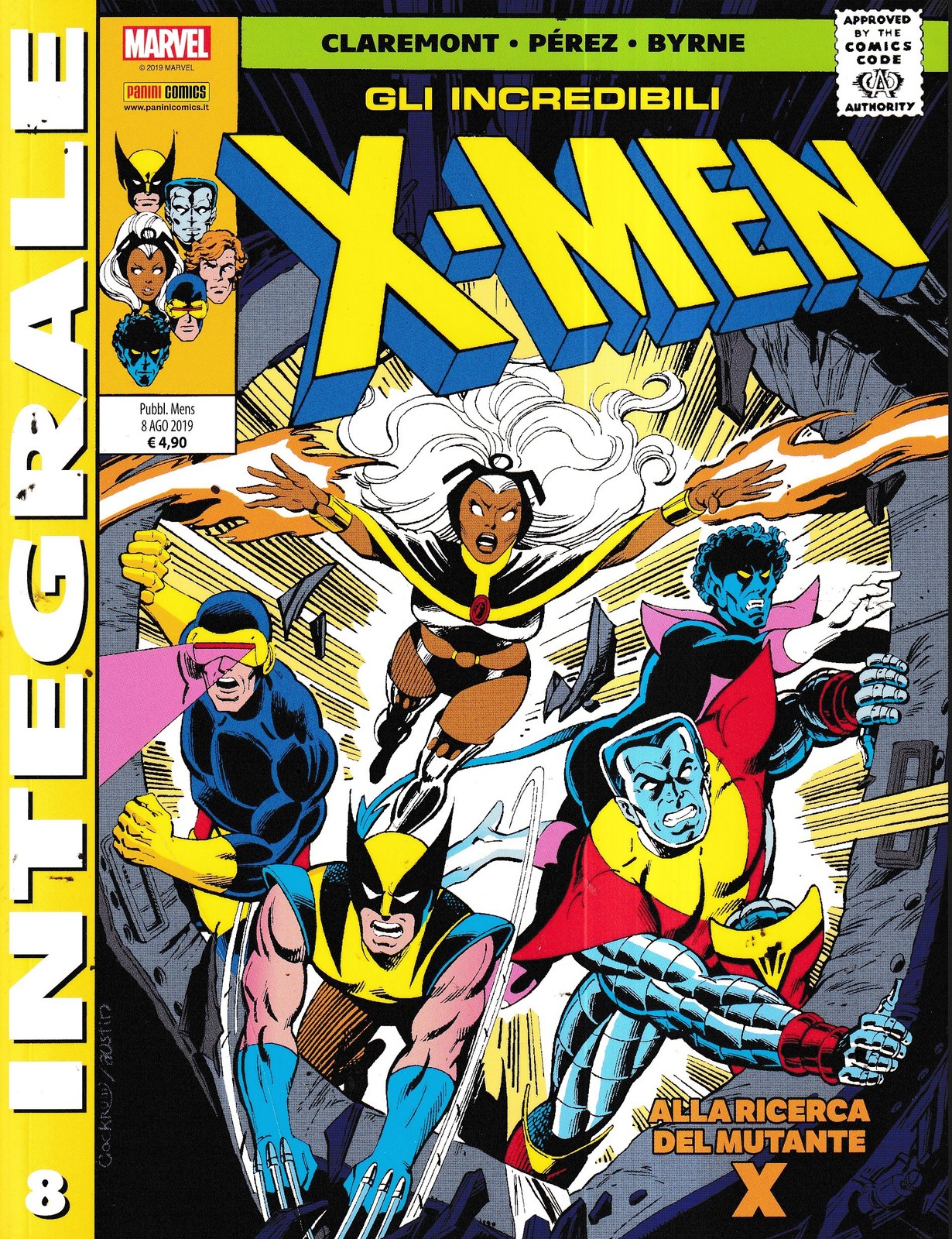 Marvel integrale : incredibili X-Men 8 di Claremont ed. Panini Comics BO16