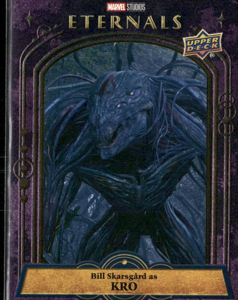 2023 Marvel Eternals Purple Parallel /15 #99 - Bill Skarsgard as Kro - OMEGA!