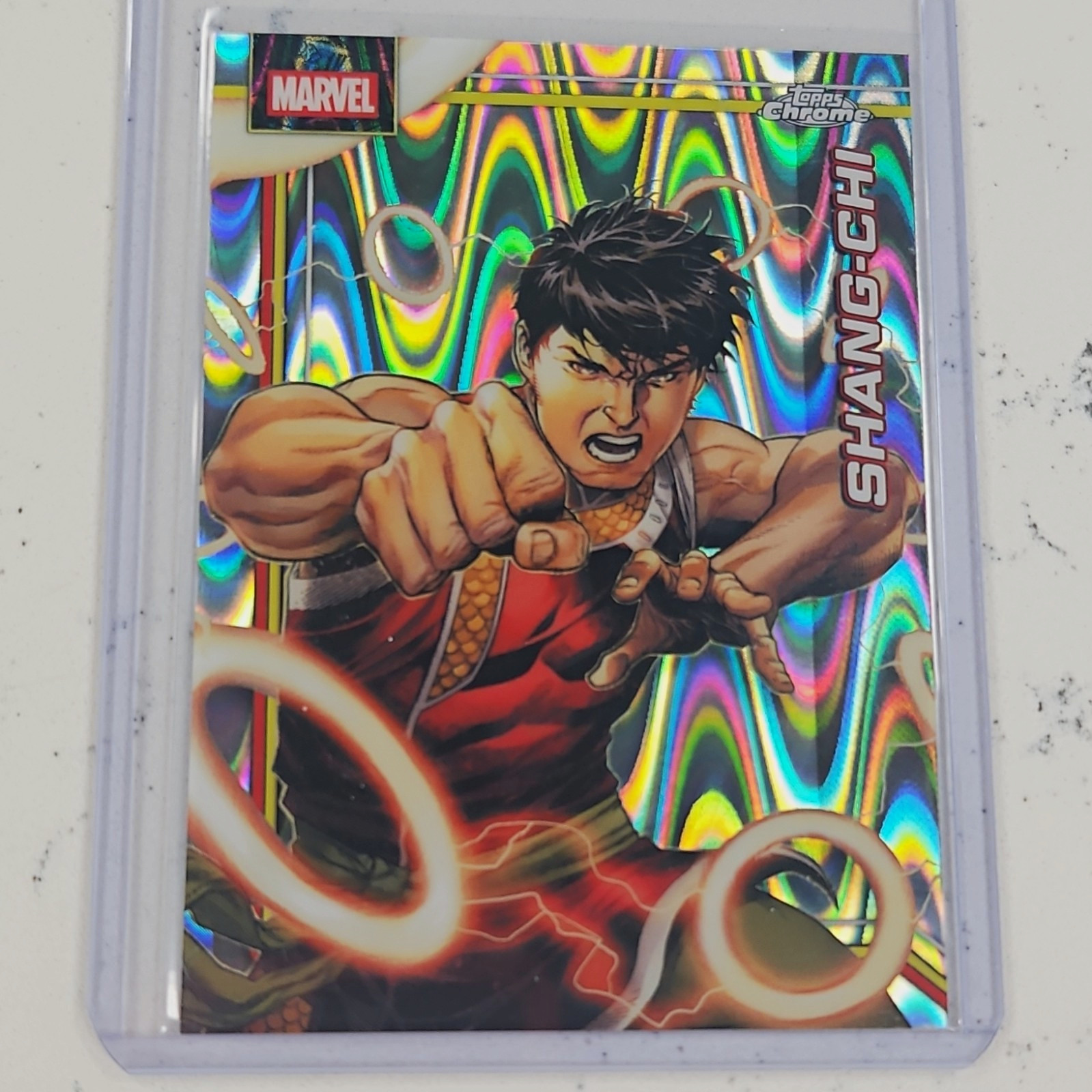 Topps 2025 Topps Chrome Marvel Shang-Chi #150 scheda ologramma non sportiva